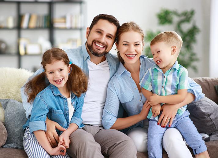 Family with House Insurance and Homeowners Insurance Near Jacksonville Beach, FL